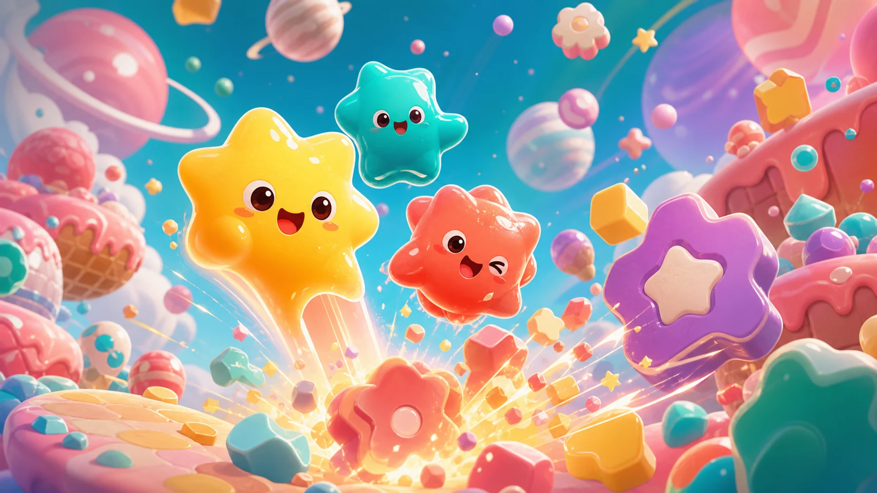 星糖物语休闲消除游戏原创概念视觉